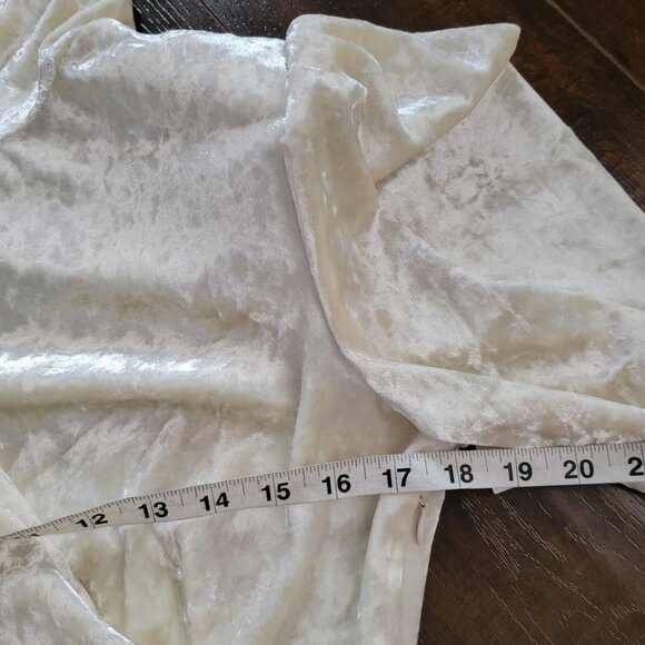 Ronny Kobo Adalee Dress Womens S Crushed Velvet Retro 80s Fairy Designer - Picture 4 of 8